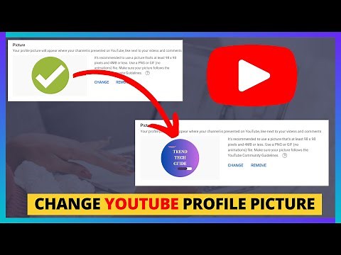 How To Change YouTube Profile Picture 2024 (Quick & EASY!)