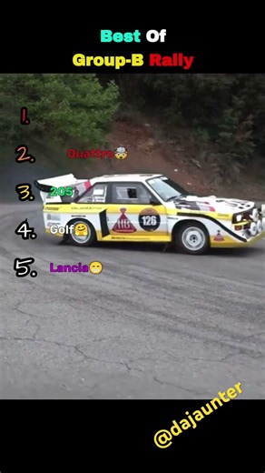 Best Of Group-B Rally #cars #rally #wrc #carranking #racing