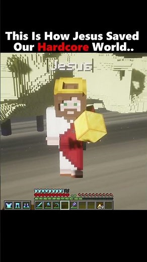 This Is How Jesus Saved Our Hardcore World... #minecraft