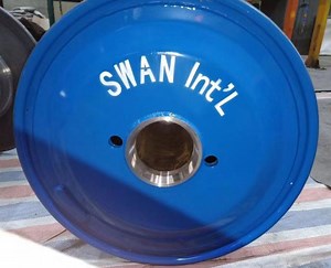 [Hot Item] Pnd Fast Delivery Double Layer High Speed Bobbin Cable Drum Cable Spool for Wire Coiling