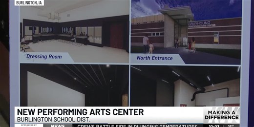 New performing arts center on the way for Burlington students