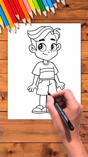 How to Draw a Diana and Roma ✏️😊 | Easy Drawing & Coloring for Kids