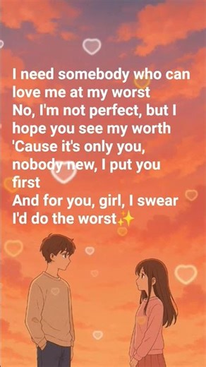 learn English with songs✨️💖 #music #atmyworst #songlyrics #songs
