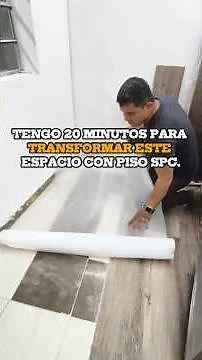 Installing SPC flooring without removing the tile #gallegopisos #spc #architect #civilengineer #h...