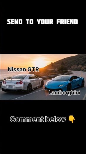 🏎️ Nissan GTR – The Godzilla of the Streets! 🔥 Lamborghini – The King of Supercars!