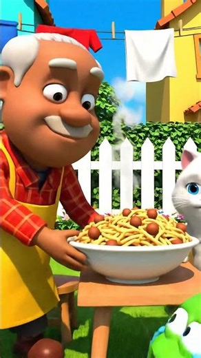 Grandpa brings spaghetti. 😭🍝 #Shorts ep24