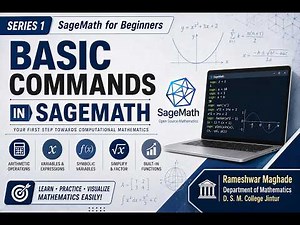 Introduction to SageMath | B. Sc. Mathematics | NEP2020