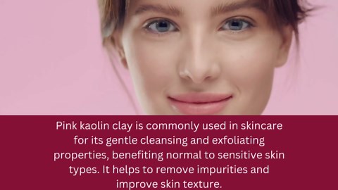 mGanna 100% Natural Rose Clay/Pink Kaolin Clay Powder 227g / 0.5Lbs for Creams, Face Masks, and Soap Making