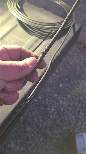 Building a brake line for a Dodge Durango. #Brakes #automobile #Dog #ziptie #car