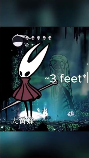The REAL sizes of Hollow Knight characters