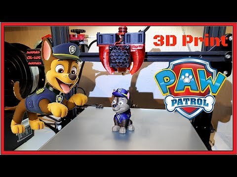 3D Print a PAW PATROL Chase Figure for my Son