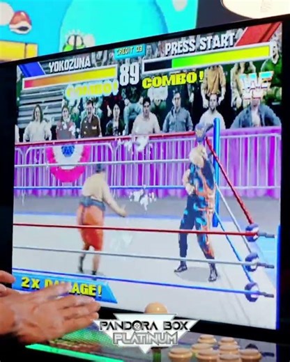 Classic WWF WrestleMania Arcade Game on Pandora Box #shorts