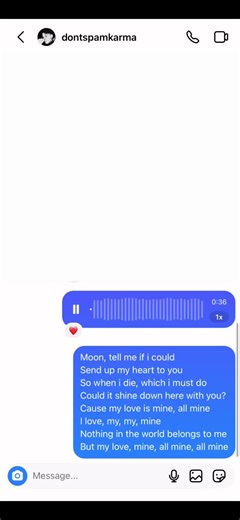 Cover de 'My Love Mine All Mine' de Mitski