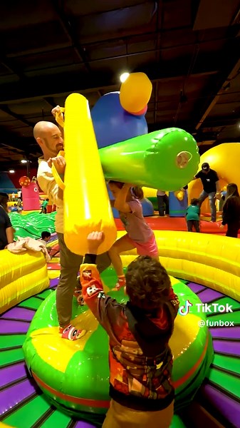 Summer days are better at Funbox ☀️ Come bounce, play & party with us while staying cool in the AC! The ultimate summer fun starts here 🥳 🎟️ Www.funbox.com #funbox #familyfun #funforallages #bounce #summeractivities