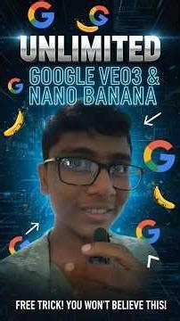 🤯 Unlimited Google Veo3 & Nano Banana Trick! (100% Working)