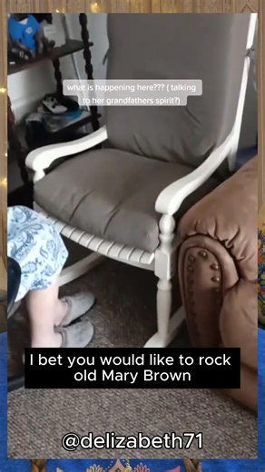 188K views · 5.1K reactions | This rocking chair rocks on its own… and what the old lady says is even scarier. OC: delizabeth71 on TikTok (For removal, email auntiematrix@gmail.com) Tag me in weird creepy videos on TikTok — my TikTok is @tessicavision #auntiematrix #haunted #creepyvideos #ghoststories #scarystory | Jessica Castro | Facebook