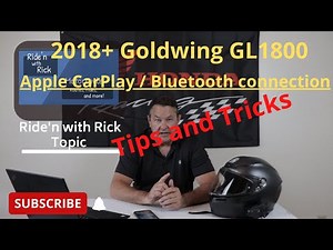 2018+ Honda Goldwing Apple CarPlay and Bluetooth connectivity - Tips and Tricks!