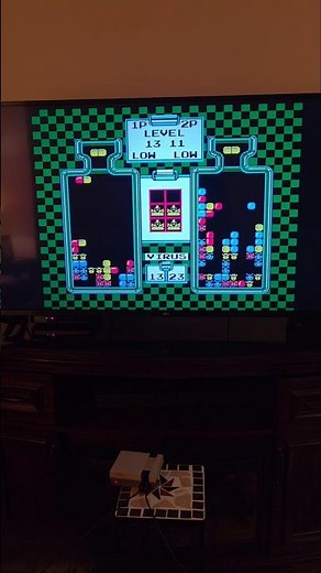 Dr. Mario 2 Player Gameplay #drmario #nintendo #nes #shorts