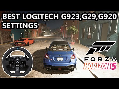 FORZA HORIZON 5 LOGITECH G923 SETTINGS
