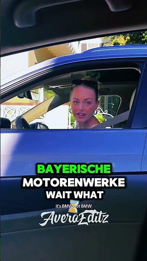 It's BMV not BMW Bayerische Motoren Verke CREDIT: YT @AveroEDITZ #bmw #germany #bmwm4