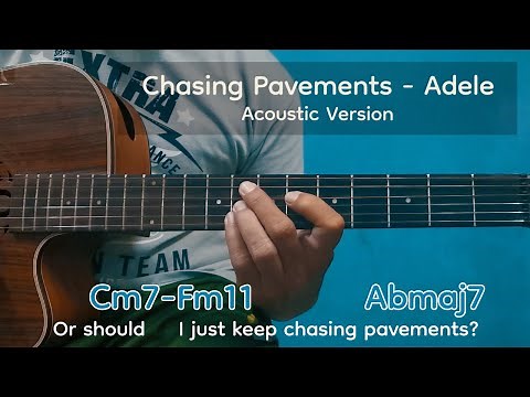 Chasing Pavements by Adele with Acoustic Guitar Chords (Play and Sing Along) | PlayVoice