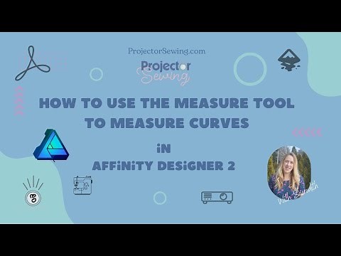 How to measure curves in Affinity Designer 2 for sewing