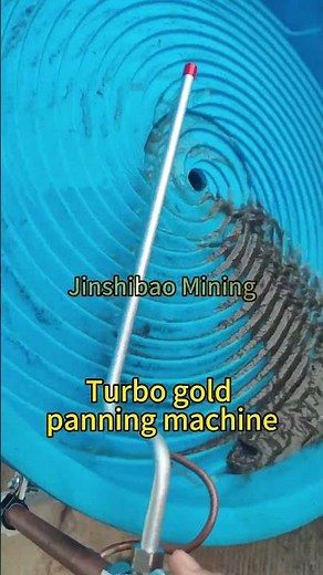 turbo gold panning machine, automatic gold concentrating wheel, spiral gold wheel