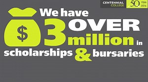 1⃣ - Log on to your myCentennial student account. 2⃣ - Click on "Student," then on "Financial Services." 3⃣ - Select the "Doorway to Dollars Questionnaire" link found on the new page. Start receiving notifications of scholarships and bursaries you qualify for 4⃣ - FREE MONEY 💰 ► centenni.al/ojOfOhK | Centennial College