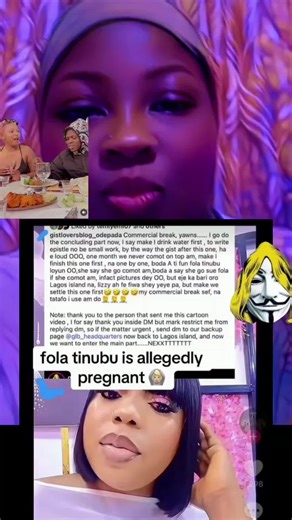 Why deleting that post if you are not the one under that Gistlover. Forty fact that you are Iyabo Ojo is Folatinubu godmother you will ever blogged her on under Gistlover page. You already told the whole world that you re going to look for husband for her.So why are you now telling us now?That's somebody pregnated her 2026🤣😂 #Nigeria #africancelebrities #viraliza #blackpink #ContentCreator