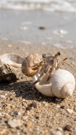 Hermit Crab Risks It All for a New Shell! 🐚🦀