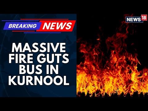 At Least 10 People Have Died After A Volvo Bus Caught Fire And Turned Into Ashes In Andhra Pradesh