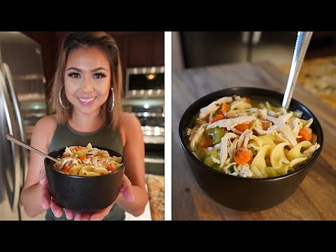 HOW TO MAKE CHICKEN NOODLE SOUP