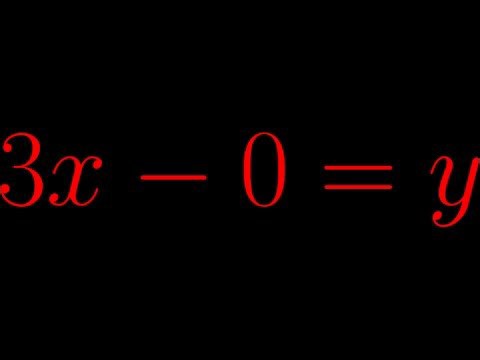Algebra 2 - Learn how to determine if an equation is an example of direct variation or not 3x-0=y