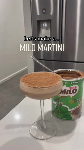 How to Make a Delicious Milo Martini Cocktail in 30 Seconds