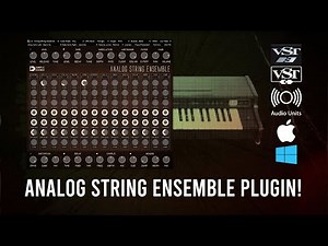 Analog String Ensemble VST VST3 AU plugin
