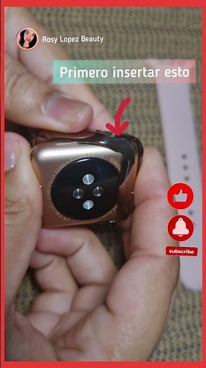 🟡Cómo colocar y quitar case de Apple Watch/ Reloj #Apple #short