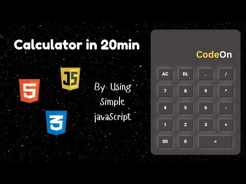 Build a Calculator Using HTML, CSS, and JavaScript | Step-by-Step Tutorial
