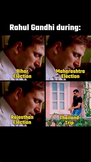 383K views · 3.7K reactions | Hustle culture? ❌ Holiday culture? ✅ Lie → Trip → Repeat. | Bharatiya Janata Party (BJP) | Facebook