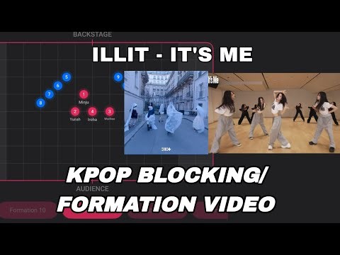 ILLIT - ‘It’s Me’ Formation Blocking/Dance Practice/Choreography Full Video