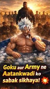Goku aur Army vs Aatankwadi 💥🔥 #shorts #indianarmy #viral