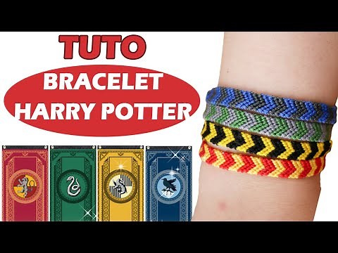 Brazilian Bracelet Tutorial - Hogwarts Houses
