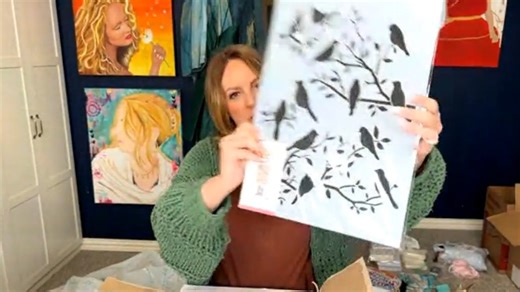 2.1K views · 42 reactions | UNBOXING Stencils from Essential Stencils for Painting Parties and Events! Use Coupon Code TEXASHEIDI for a discount and get your Essential Stencils here!: https://essentialstencil.com/?rfsn=2255437.732a7e&utm_source=refersion&utm_medium=affiliate&utm_campaign=2255437.732a7e | Texas Art & Soul | Facebook