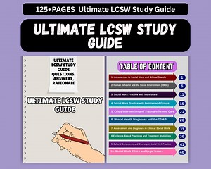 Ultimate LCSW Study Guide With Comprehensive Detailed Notes,& Case Based Questions - Etsy