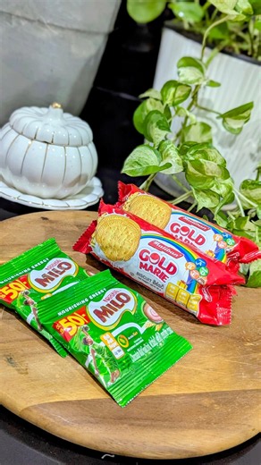 Milo Biscuit Pudding 🤤🍮 #food