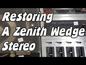 Zenith Allegro Wedge Stereo Repair, Restore and overview - JR596W
