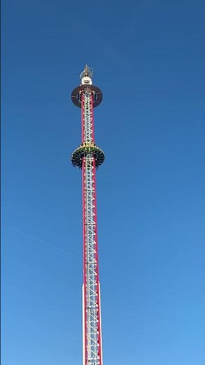 Drop Tower Ride London Funfair.