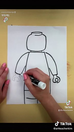 LEGO Portrait Art Project for Kids