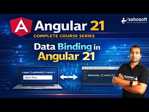 Data Binding in Angular 21 | Data Binding | Angular 21 Tutorials in Hindi #angular
