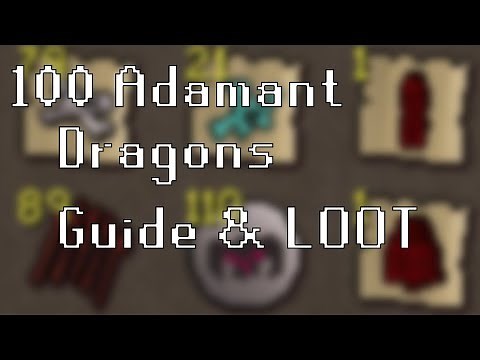 [OSRS] Adamant Dragon Guide | Loot from 100 Kills | Potential Money Maker?