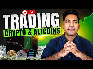 Bitcoin & Ethereum Live Chart Analysis | Live Crypto Trading💸💸